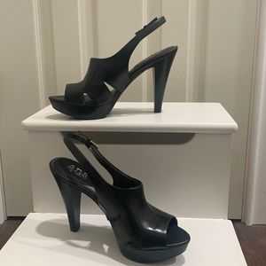 4” high heels sling back